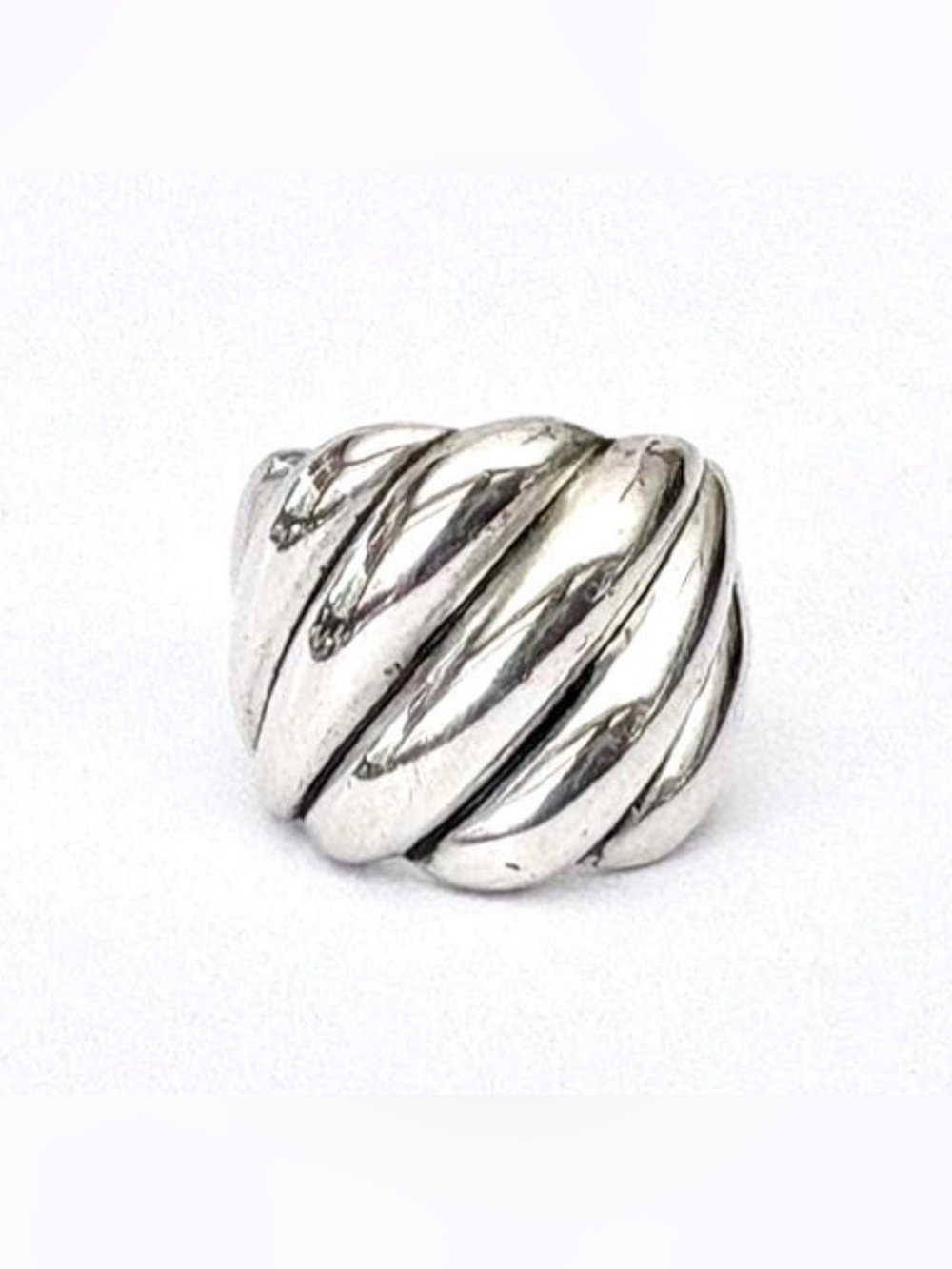 David Yurman Wide Sculpted Cable Ring